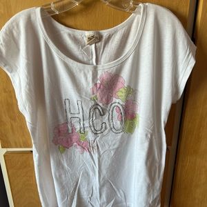 Holister white tee shirt